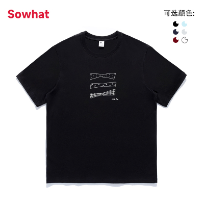 夏日正肩T恤短袖设计感蝴蝶结