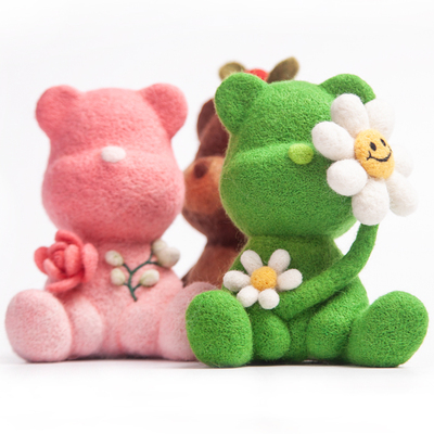 不翻车羊毛毡手工戳戳乐材料包