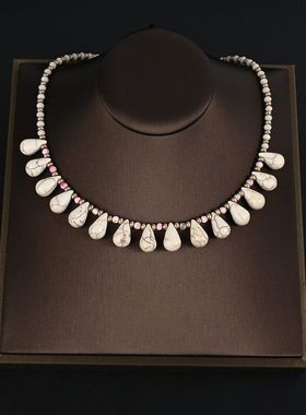 水滴项链耳饰手工项链水滴批发