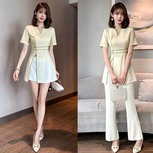 新款女装 夜场上班职业服医美工装裙 酒店前台服销售套装工作服装