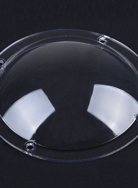 117圆形led工矿灯工作灯防刺眼透明白色灯罩配件吊灯吸顶灯PC灯罩