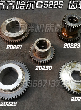 齐齐哈尔C5225立车配件 双联齿轮 20221 20223 20228 20229 20230