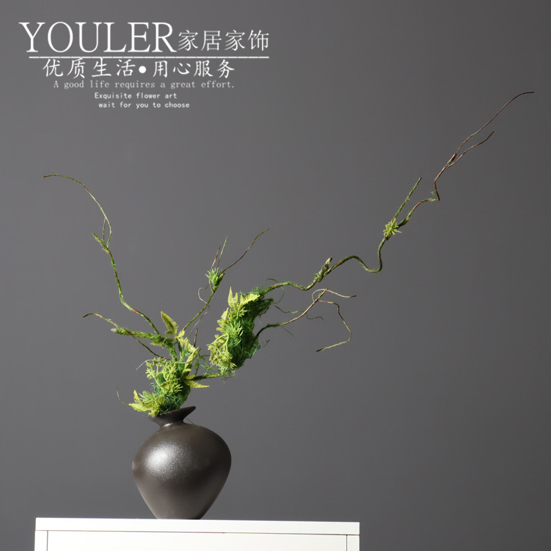 树藤枯枝装饰仿真植物绿植壁挂