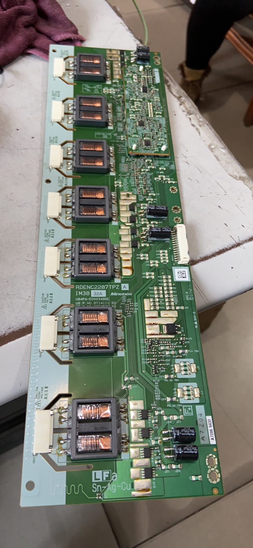 创维32L28RM32L01HM高压板RDENC2287TPZ  IM3832A U84PA-E0003486