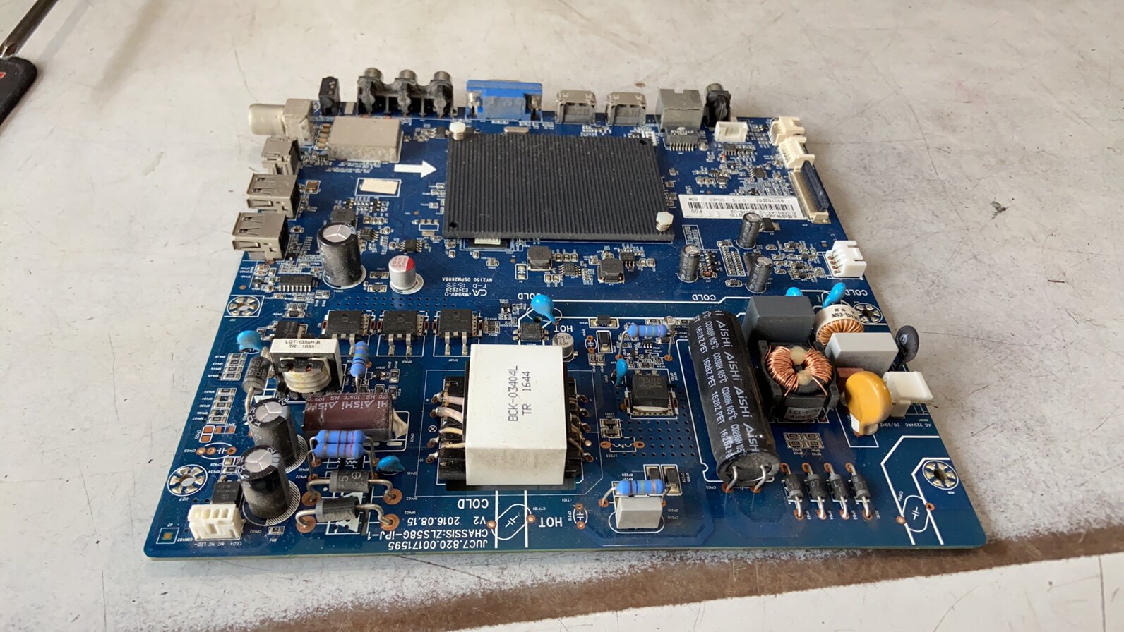 原装长虹43U1主板 JUC7.820.00171595 配屏 C430U16-E2-L