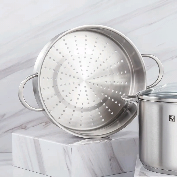 正品双立人不锈钢加厚加高蒸格