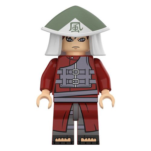 忍者K2072我爱罗五代风影第三方男孩儿童益智拼装积木人仔玩具