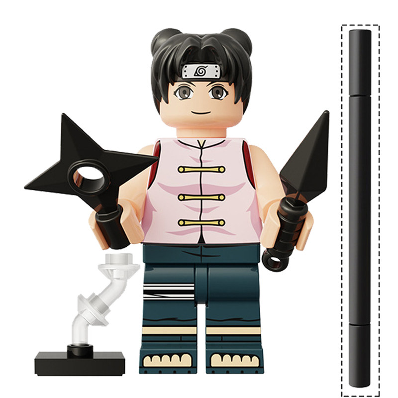 火影忍者K2090天天第三方儿童男孩益智拼装积木人仔玩具礼物