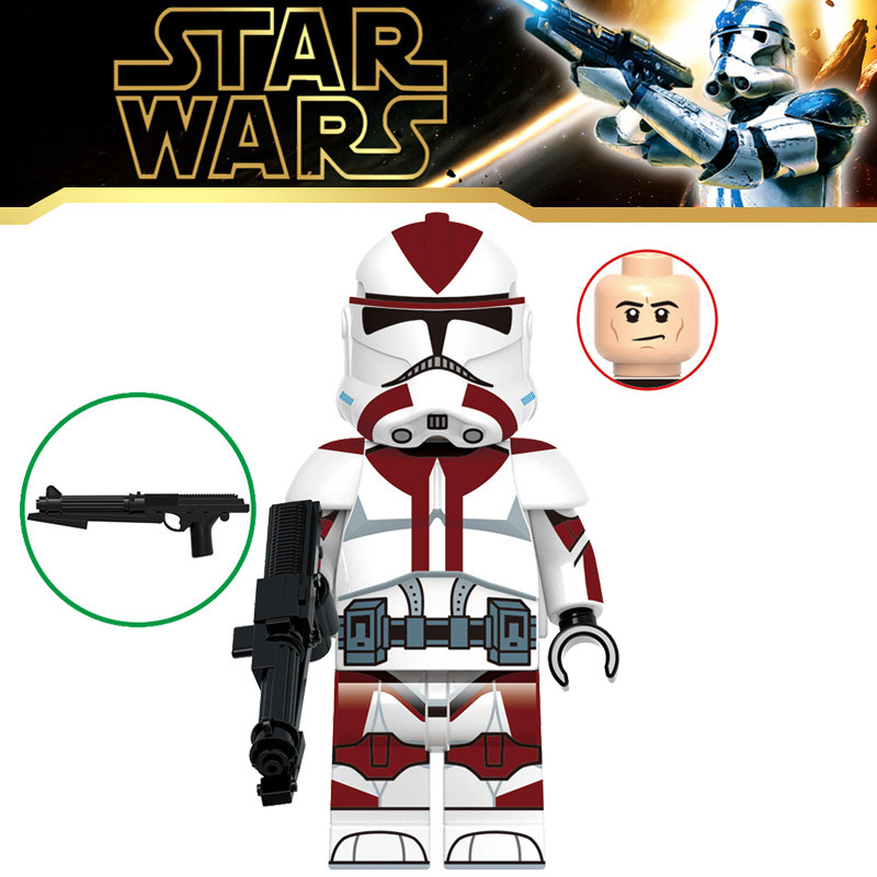 星球大战人仔欣宏1976安纳克斯骑兵第三方益智拼装男孩积木玩具