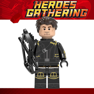 积木人仔玩具 第三方益智拼装 欣宏1149鹰眼狼人制服版 复仇者联盟4