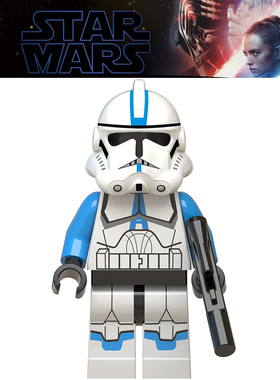 星球大战拼装人仔积木玩具礼物 sw445 WM557克隆兵暴风兵501军团