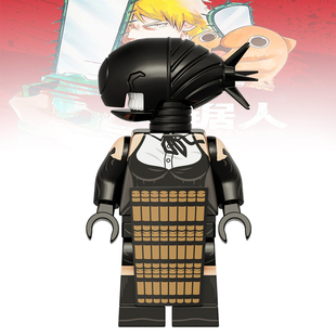 电锯炸弹人链锯人XP513炸弹恶魔人第三方拼装 儿童积木人仔玩具