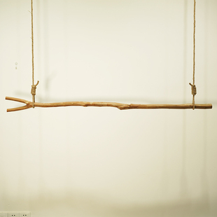 原木服装店树枝原色陈列架支架树杈吊杆装饰树枝展示架民宿干衣架