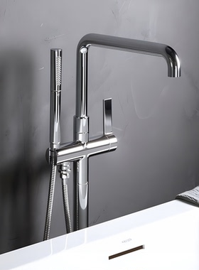 Kallista卡莉斯塔落地式浴缸龙头P24418-00黑色单把双控手持花洒