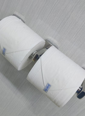 Bobrick宝瑞科卫生纸架B-686卫生间双卷纸架不锈钢双纸巾架