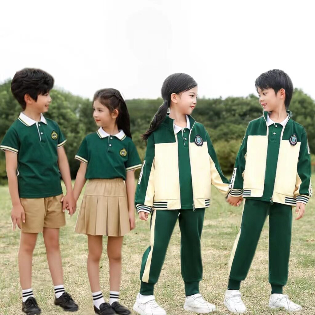 幼儿园园服儿童演出服毕业照服装中小学生校服教师园服夏秋季套装