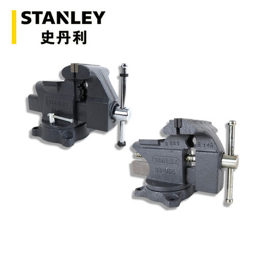 Stanley/史丹利MaxSteel重型台虎钳轻型台钳4寸4.5寸5寸6寸8寸