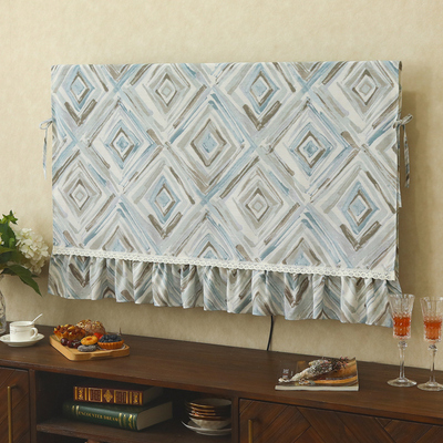 天使雅儿美式液晶电视机罩套曲屏防尘罩盖布布艺挂式台式通用