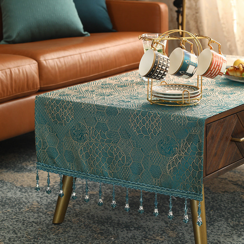 茶几布盖巾电视柜边柜五斗柜鞋柜盖布桌布桌旗台布艺高精密轻奢,居家布艺,桌布,淘宝优惠券,粉丝福利购,淘宝优惠卷