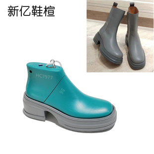 T家的女款厚底烟筒靴楦头女圆头马丁靴楦头切尔西短靴楦头HC7977