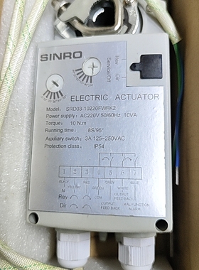新菱SINRO Damper Actuator SRD03-10220FWFK2 阻尼器执行器全新