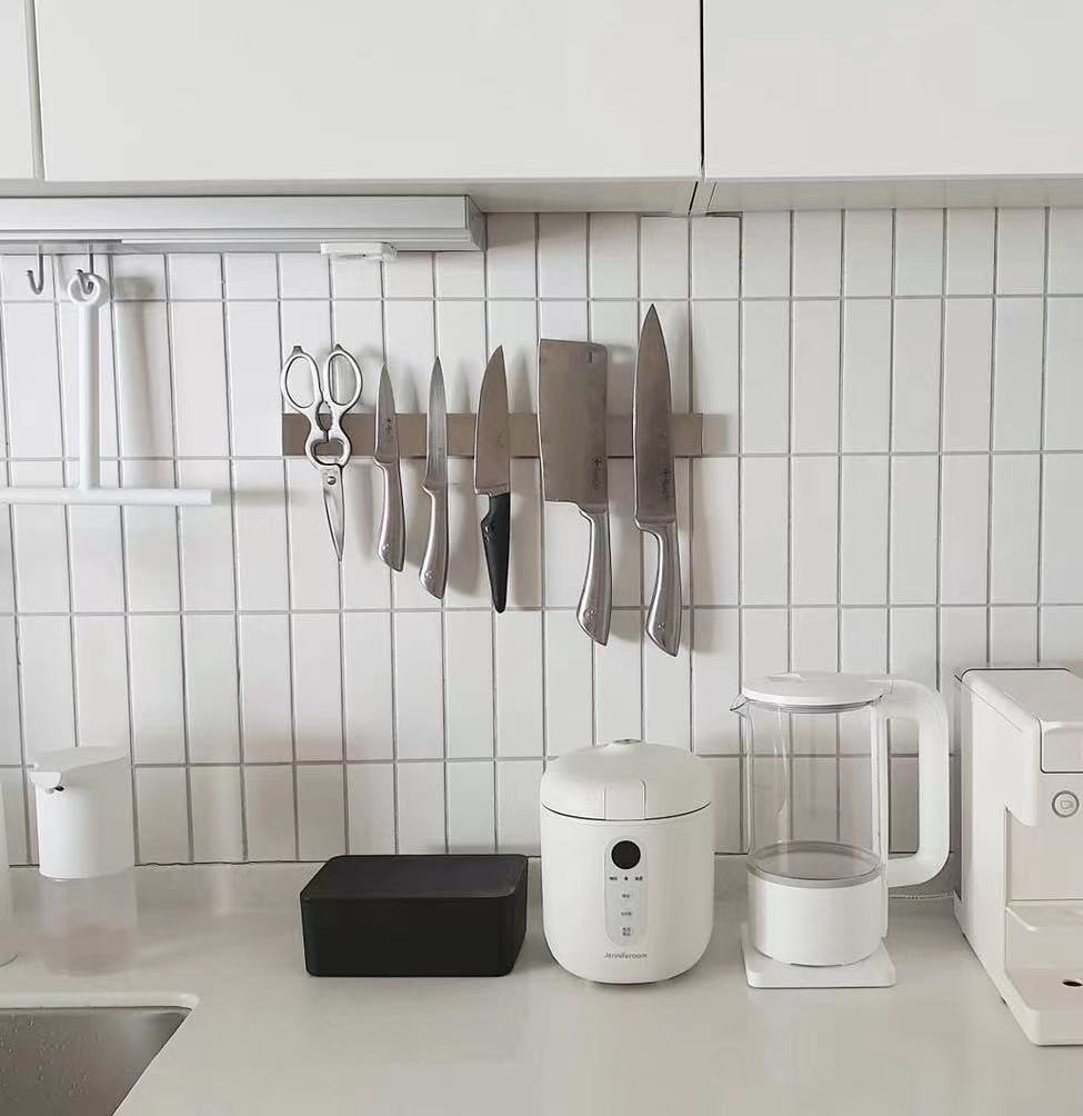 珐琅板日式厨房磁免钉上墙收纳