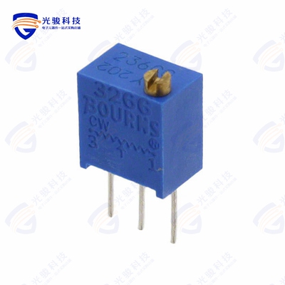 3266Y-1-254LF《TRIMMER 250KOHM 0.25W PC PIN TOP》