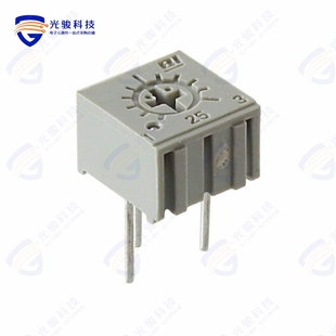 25PR10KLF《TRIMMER 10K OHM 0.5W PC PIN TOP》