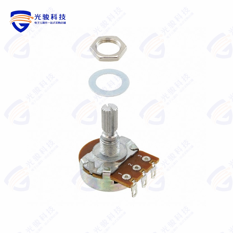 PDB242-E420K-504A2《POT 500K OHM 1/4W CARBON LOG》