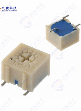 3361P-1-253G《TRIMMER 25K OHM 0.5W GW TOP ADJ》