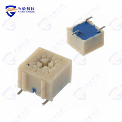 3361P-1-504G《TRIMMER 500K OHM 0.5W GW TOP ADJ》