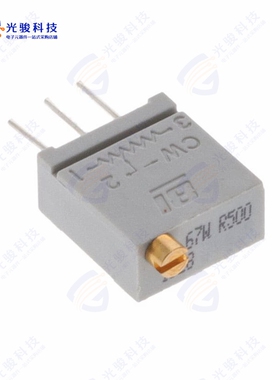 67WR500LF《TRIMMER 500 OHM 0.5W PC PIN TOP》