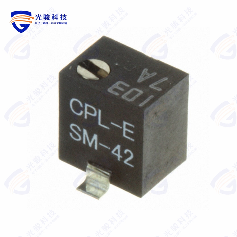 SM-42TX103《TRIMMER 10K OHM 0.25W GW TOP ADJ》