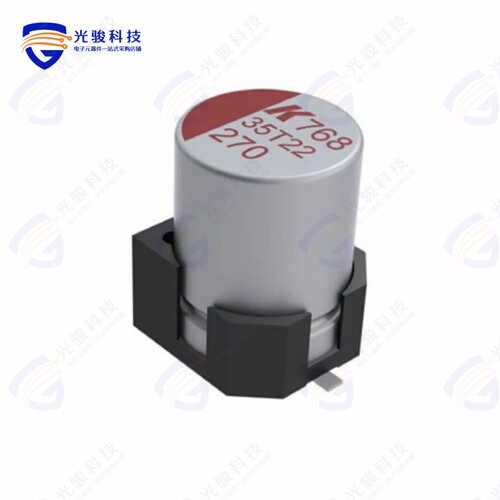 A768MS277M1GLAV022《CAP ALUM POLY 270UF 20% 40V SMD》
