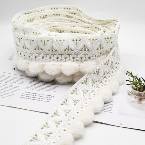 天河花边窗帘刺绣蕾丝厂家直销