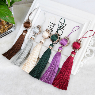 天河花边窗帘辅料配件人造丝小吊穗 流苏吊坠抱枕桌旗小吊球挂球