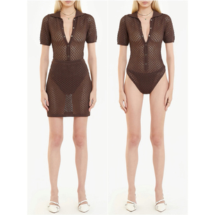 短袖 外贸原单RUV Bodysuit美式 ZUKY 针织紧身性感显瘦连体衣