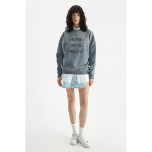 574 外贸原单LIM 卫衣9398 运动衫 1720 E字母印花宽松简约圆领长袖