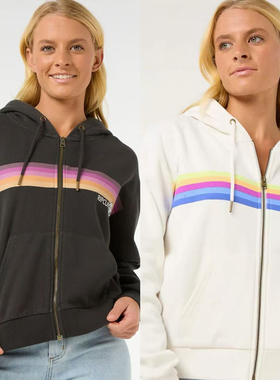 外贸原单Ri*p Curl开衫卫衣宽松连帽拉链羊毛外套休闲上衣 1694