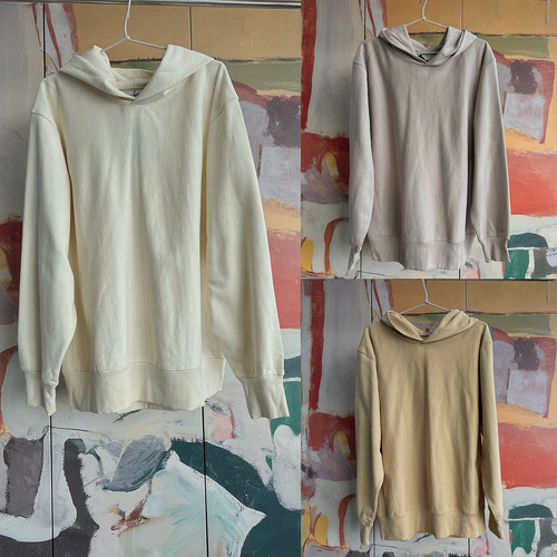 纯色连帽卫衣无口袋三色