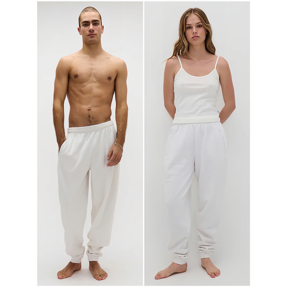 Gha*nda男女通用刺绣束脚裤