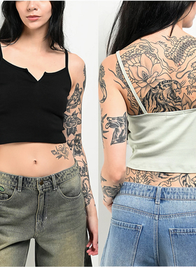 外贸原单Fre*eworld Mirabelle Aqua纯色百搭吊带背心内搭外穿C1