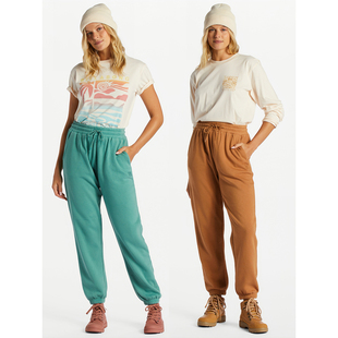 外贸原单Bil*labong哈利法克斯休闲加绒抽绳宽松束脚运动裤1600