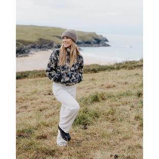 外贸原单Bil 长裤 2126 labong灯芯绒高腰大弹力休闲阔腿直筒裤