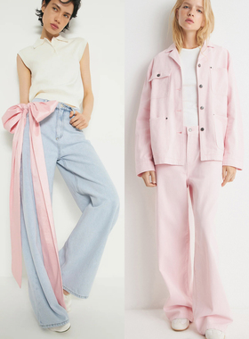 俄罗斯lim出口外贸日系简约ins风牛仔外套女裤子吊带裙多款 4028