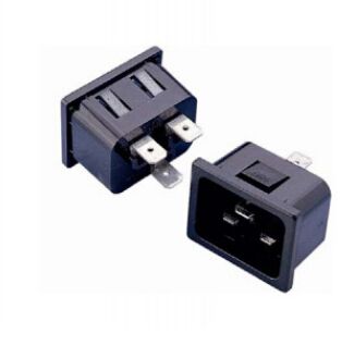 荣丰RONGFENG电源插座IEC60320 C20品子大功率20A250V进口SS-3A-1