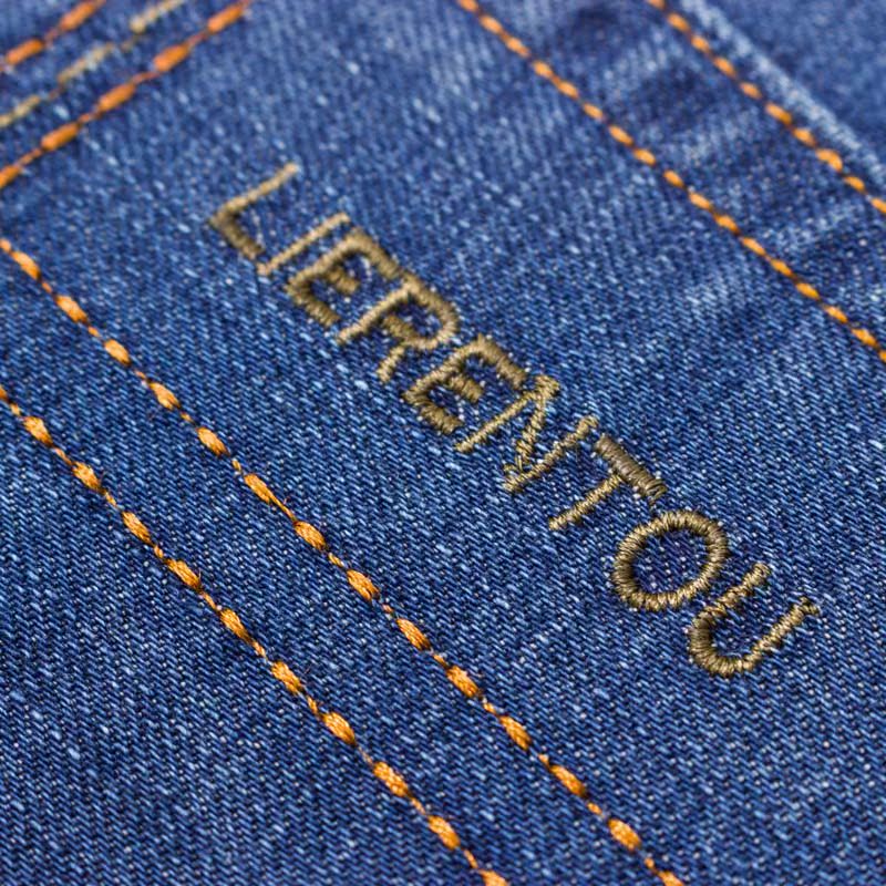 Jeans pour jeunesse droite en vrac 100% coton pour automne - Ref 1485159 Image 4