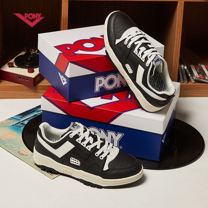 PONY板鞋男女同款情侣休闲运动时尚篮球鞋耐磨小白鞋241U1M101,运动鞋new,板鞋,淘宝优惠券,粉丝福利购,淘宝优惠卷