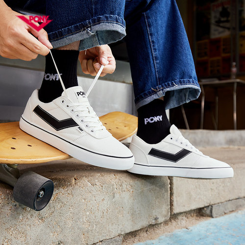 PONY板鞋男女鞋休闲帆布耐磨