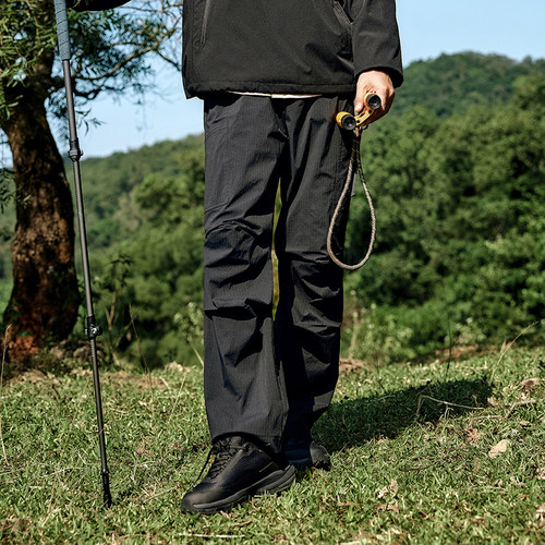 PONY波尼1972春夏男子梭织长裤耐磨运动舒适弹力宽松251M2UT02